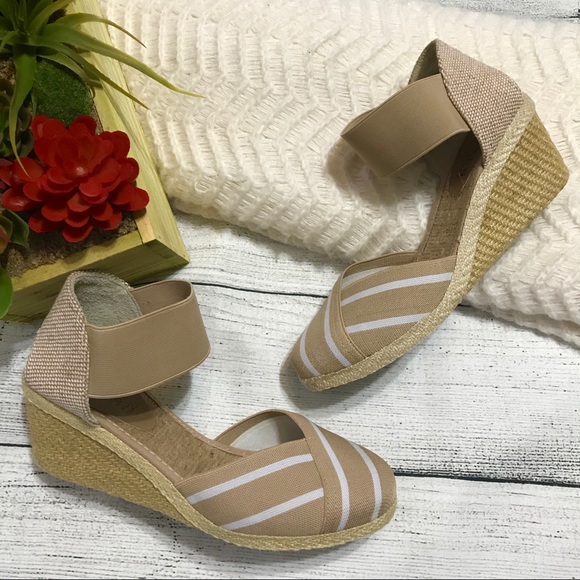 Lauren Ralph Lauren Shoes - Ralph Lauren Charla Canvas Ankle Strap Espadrilles
